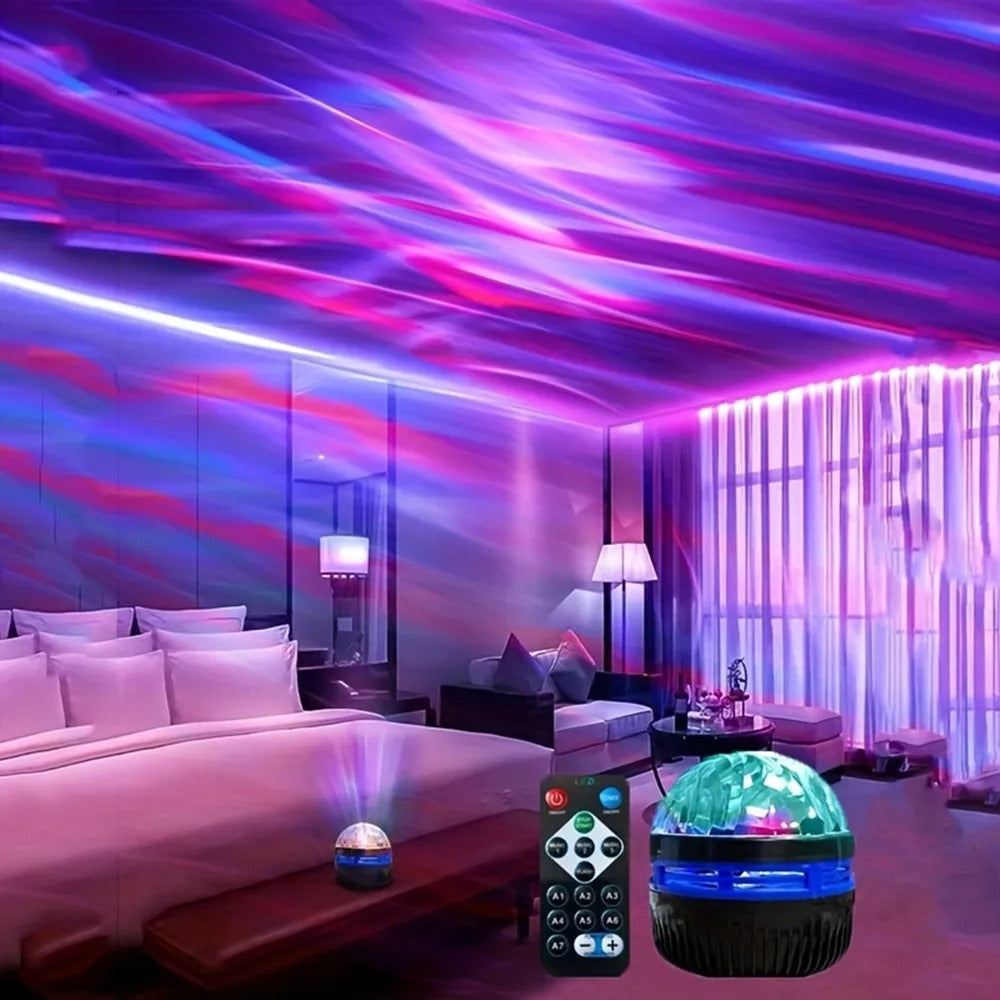 Bordlampe Nordlys Projektor Synkroniserer med Musik | Luminae