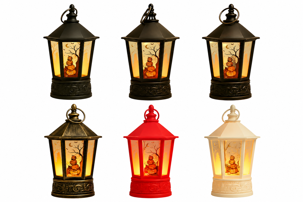 Elektronisk Halloween LED-lys med flimrende flamme batteridrevet retro design | Víctor