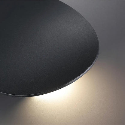 LED Væglampe Oval Aluminium Moderne Belysning | Marina