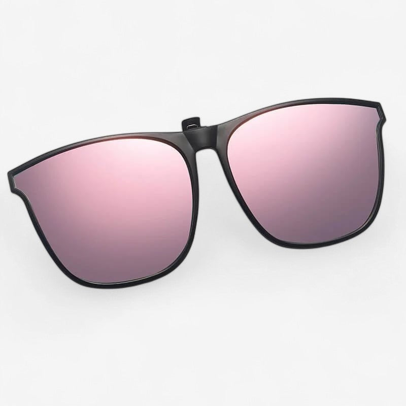 Clip-on Solbriller Firkantet Stel Polariserede Linser | Nexor