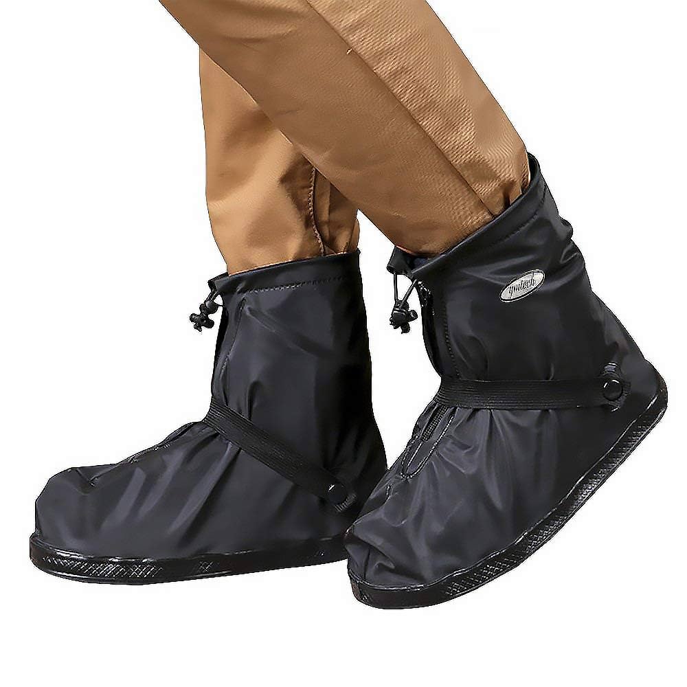 Genanvendelige PVC-skoovertræk med lynlås og elastisk åbning | RainSocks