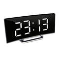 Digital LED-vækkeur med spejldisplay temperatur snooze og automatisk lysstyrke | Manon