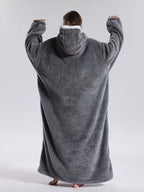 Oversize’owa bluza-koc z kapturem i dużą kieszenią z przodu | Valeria