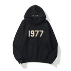 Oversized Hoodie 1977 Print Blødt Materiale Streetwear Komfort | Orvex