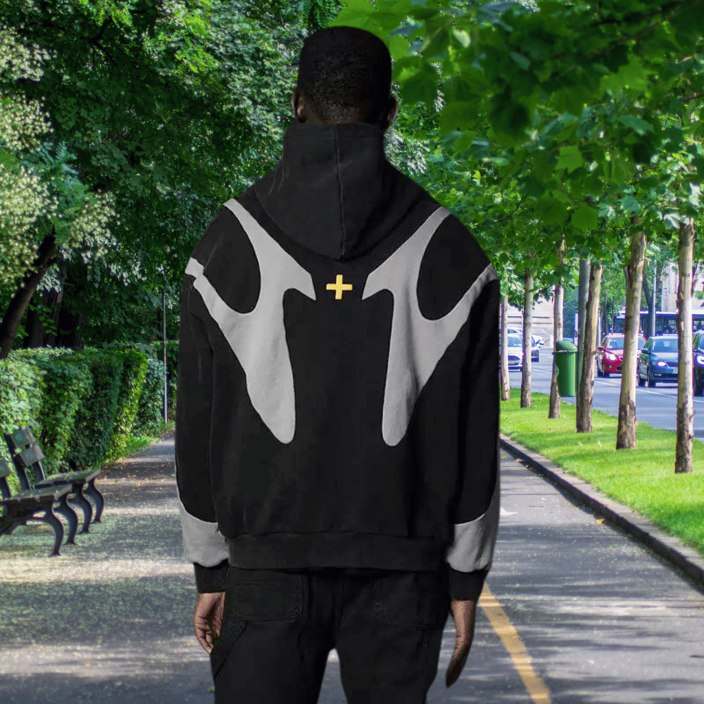 AbstractVibe Unisex Hoodie – Moderne Hoodie med Abstrakt Design