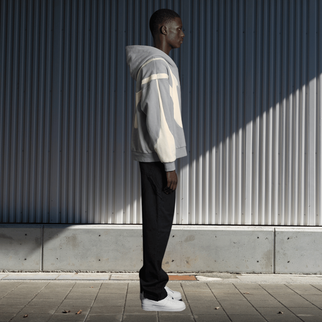 AbstractVibe Unisex Hoodie – Moderne Hoodie med Abstrakt Design