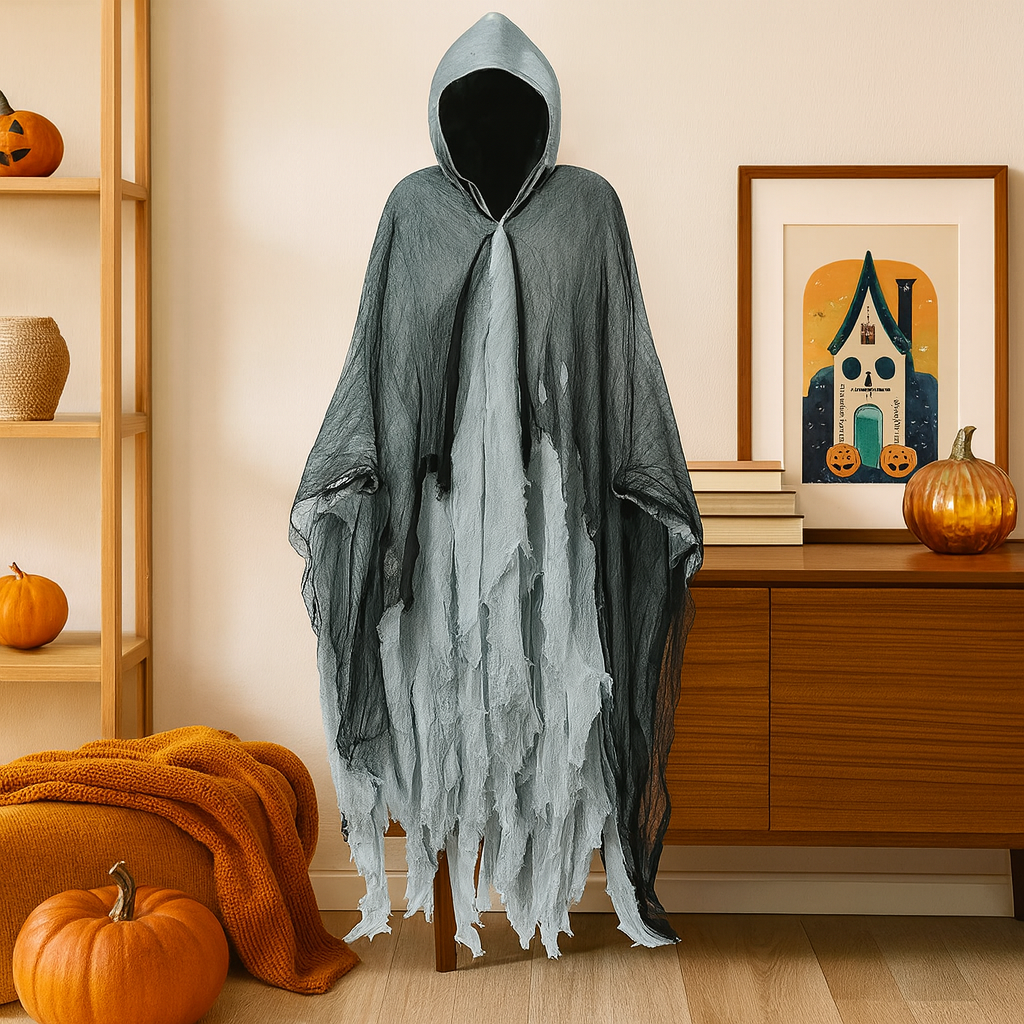 Halloween Kappe Skelet Hætte Kostume Cosplay Temafest | MysteryRope