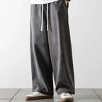 Baggy Jeans Elastisk Talje Letvasket Denim | Calvix
