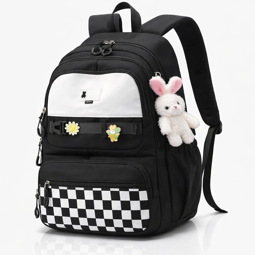 Skoletaske Rygsæk Laptoprum Rejsetaske Flere Rum Polyester | SmartCarry