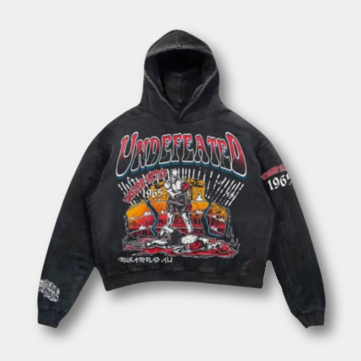 Unisex hoodie med grafisk print hætte og afslappet streetwear-design | Noah