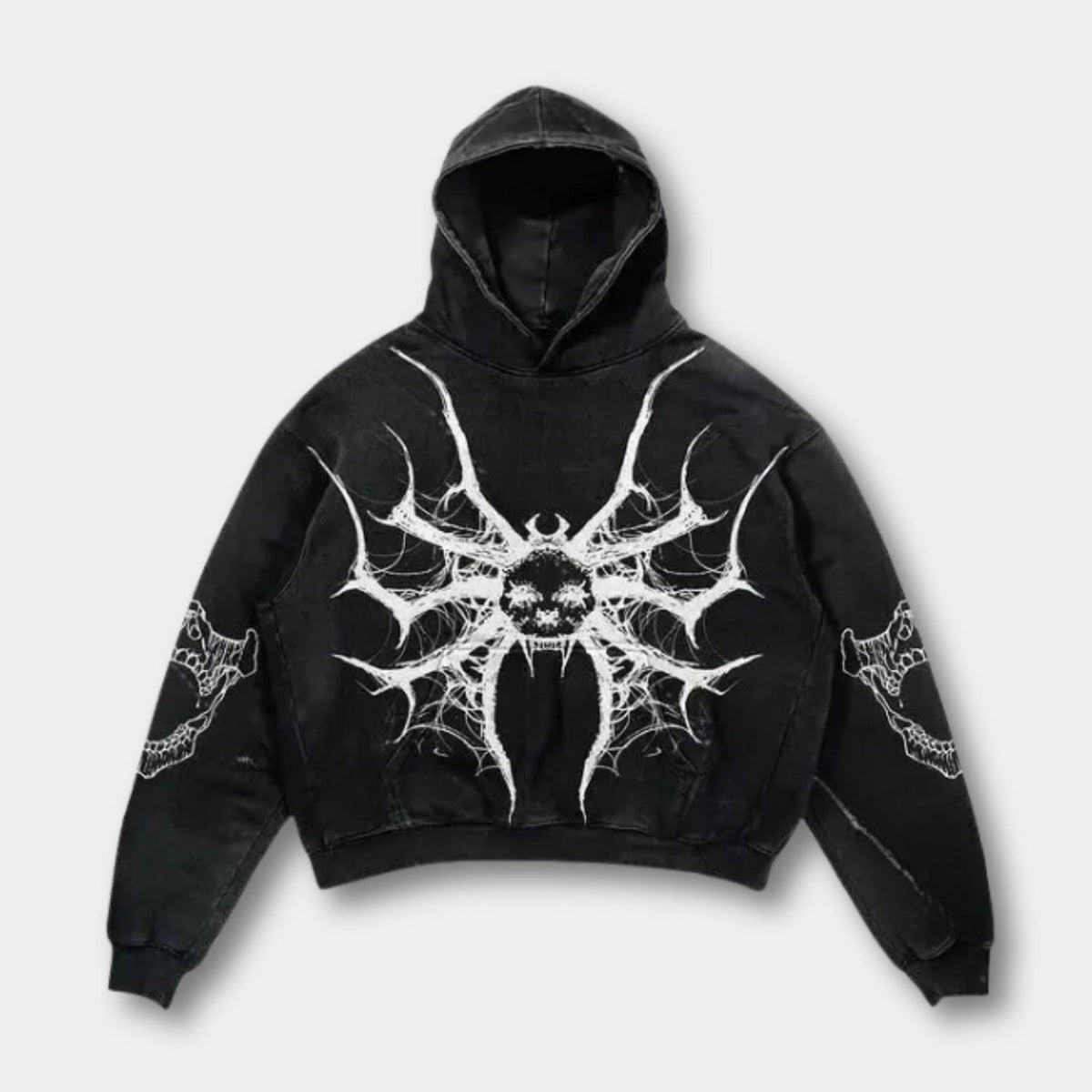 Unisex hoodie med grafisk print hætte og afslappet streetwear-design | Noah