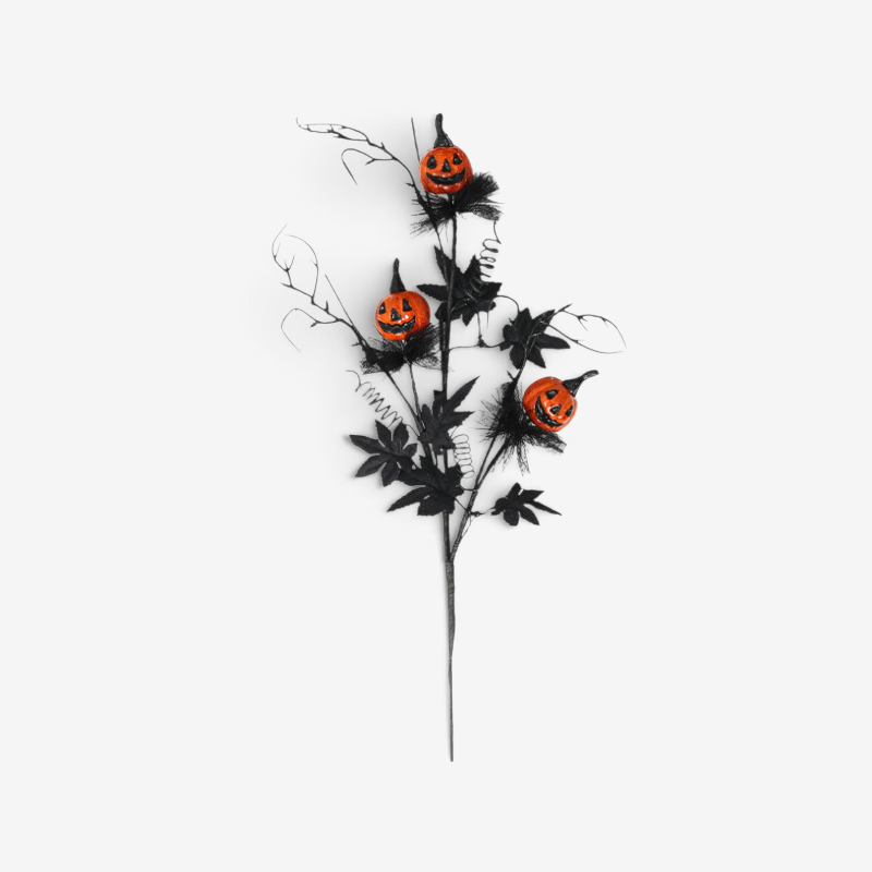 Halloween Dekorationsgren | Græskargren i Plast | PumpkinBloom