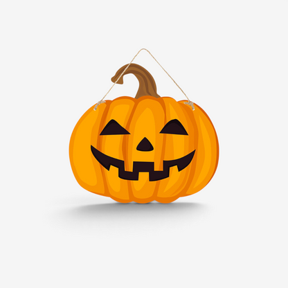 Halloween Dørskilt Trælook Ophæng Lamineret Pap | ShadowTag