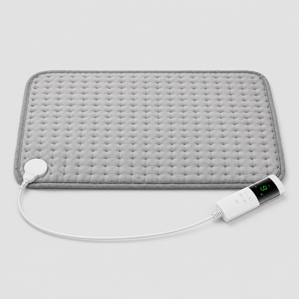 Elektrisk varmepude med 9 varmeniveauer digital timer og temperaturstyring | Mateo