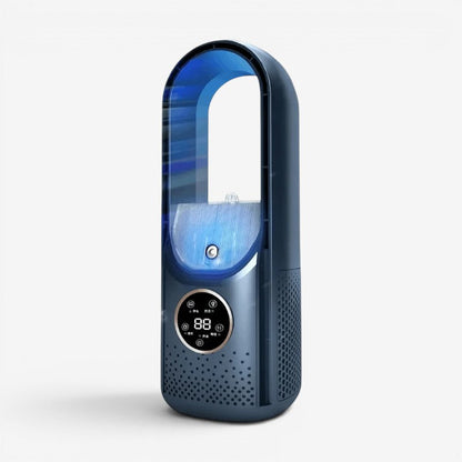 USB Tårnventilator Bladløs LED Display Justerbar | AirPulse
