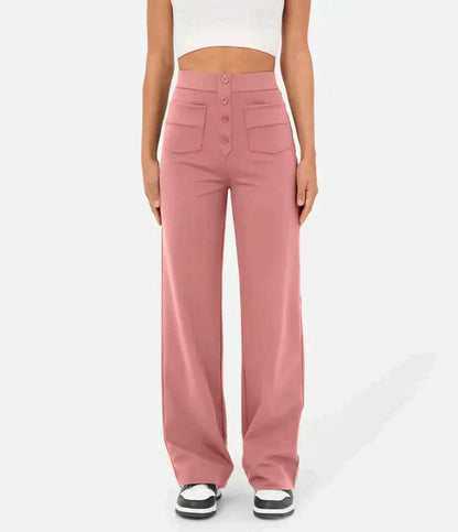 Bukser Høj Talje Stretch Komfort Regular Fit | Ynera