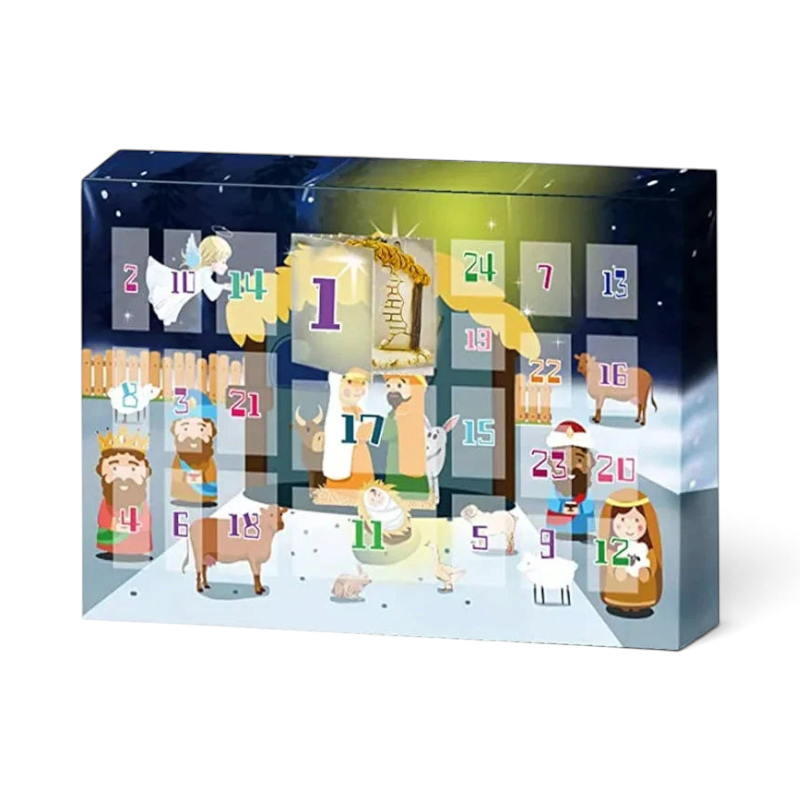 Adventskalender med 24 interaktive figurer til jul | MaryAdvent