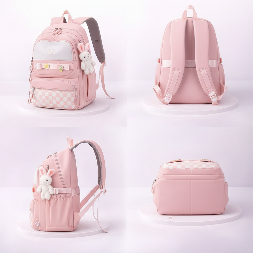 Skoletaske Rygsæk Laptoprum Rejsetaske Flere Rum Polyester | SmartCarry
