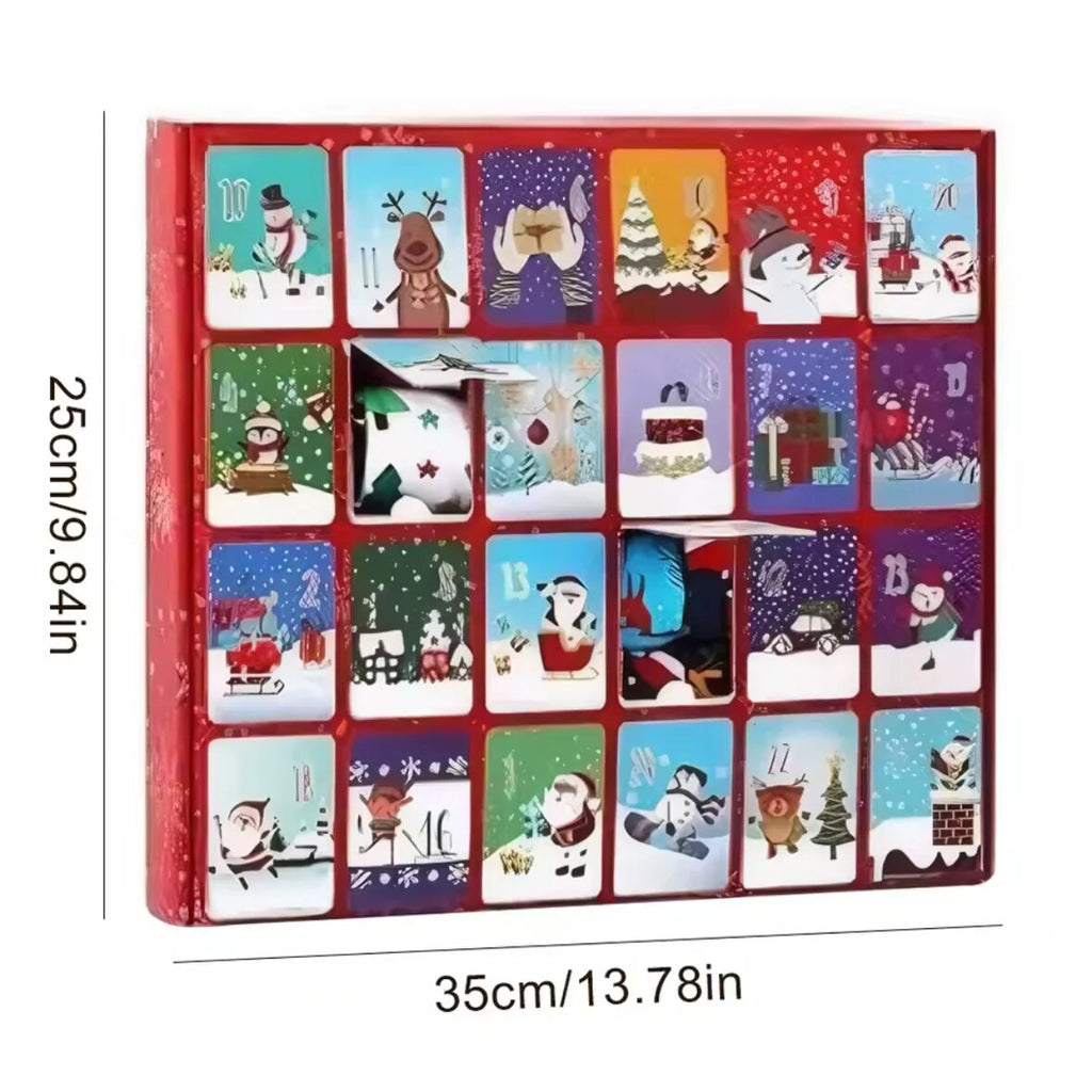 Sjove julesokker til hele familien i adventskalender | SockAdvent