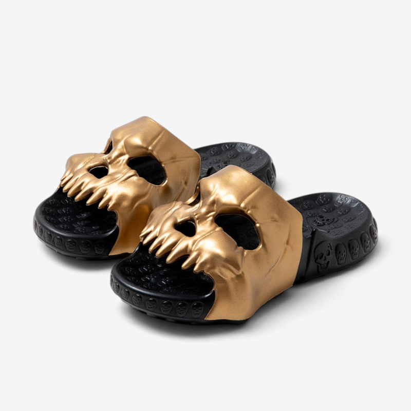sandaler med kraniedesign åben tå slip-on til afslappet hverdagsbrug | Álvaro