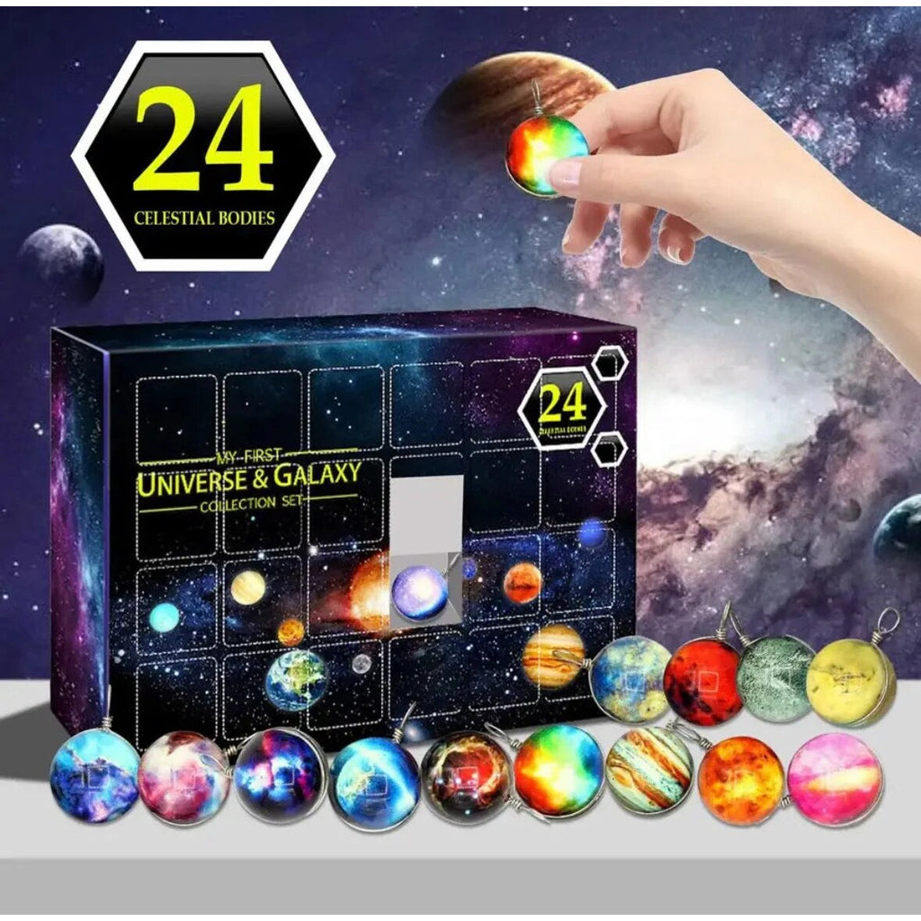 Kalendarz adwentowy z 24 planetami do zawieszenia | PlanetAdvent