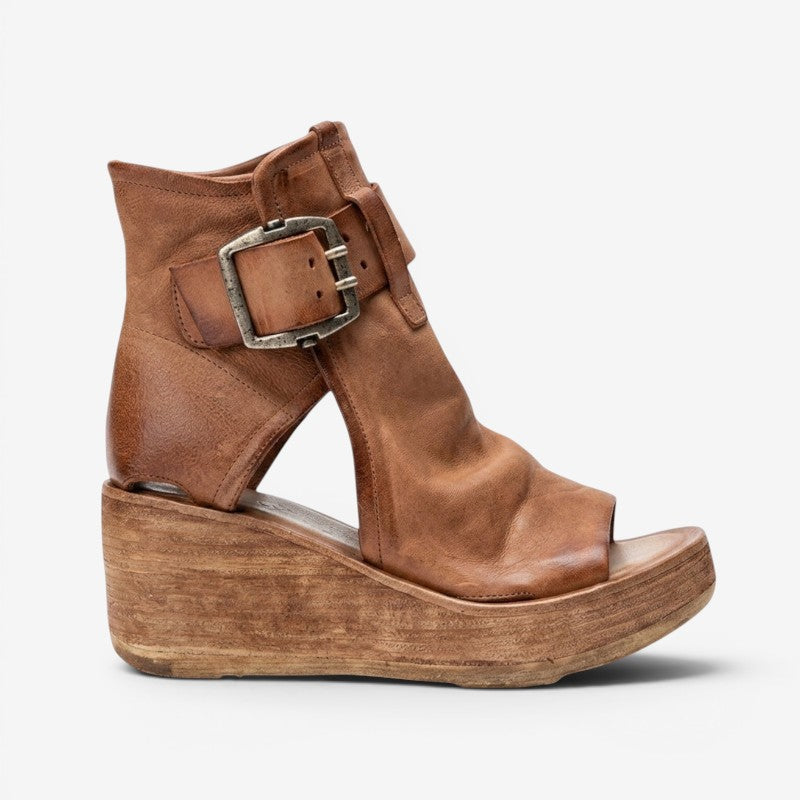 Sandaler Plateau Peep Toe Komfort | Brynna