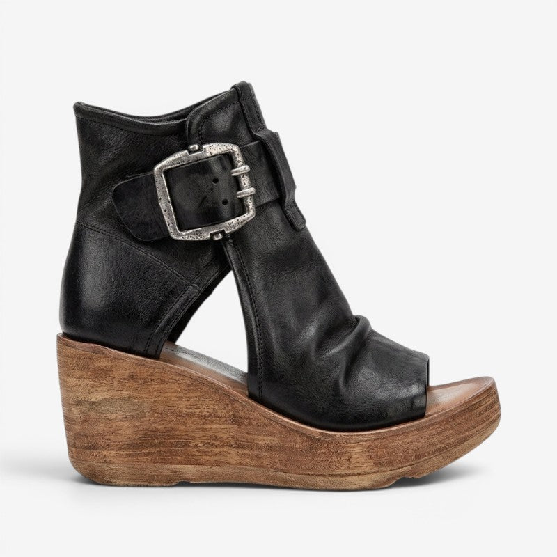 Sandaler Plateau Peep Toe Komfort | Brynna