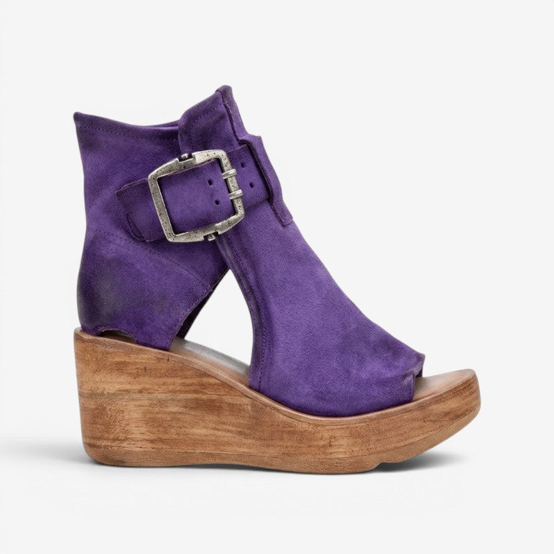 Sandaler Plateau Peep Toe Komfort | Brynna