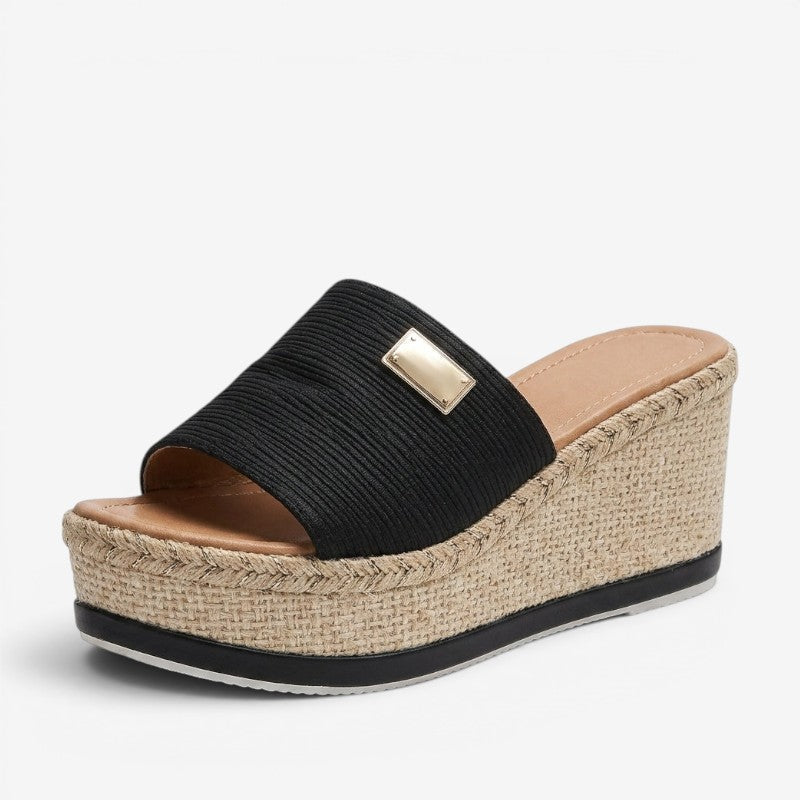 Sandaler Kilehæl Slip-On Komfort | Eirna
