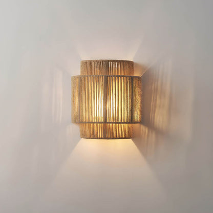 LED Væglampe Rebdesign Naturlige Materialer Warmt Lys | Vitoria