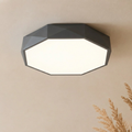 Geometrisk LED loftlampe med integreret lys fladt ottekantet design | Yvette