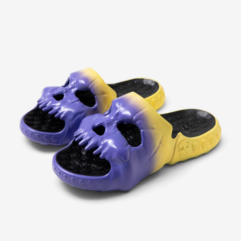 sandaler med kraniedesign åben tå slip-on til afslappet hverdagsbrug | Álvaro