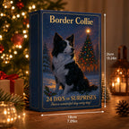 Julekalender med 24 låger og Border Collie motiver | Aventaria