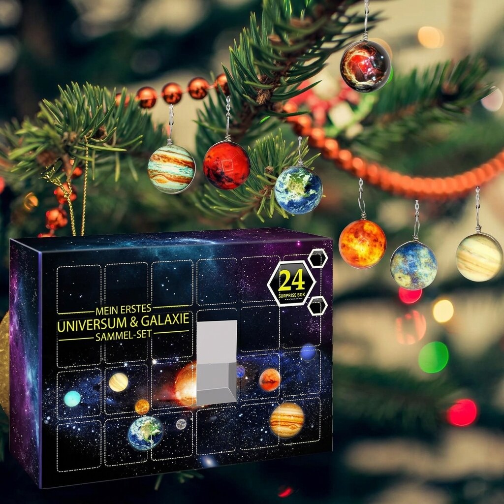 Kalendarz adwentowy z 24 planetami do zawieszenia | PlanetAdvent