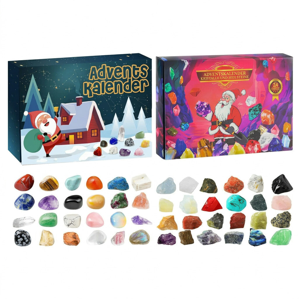 Ekskluzywny kalendarz adwentowy z 24 minerałami do kolekcjonowania | RockAdvent
