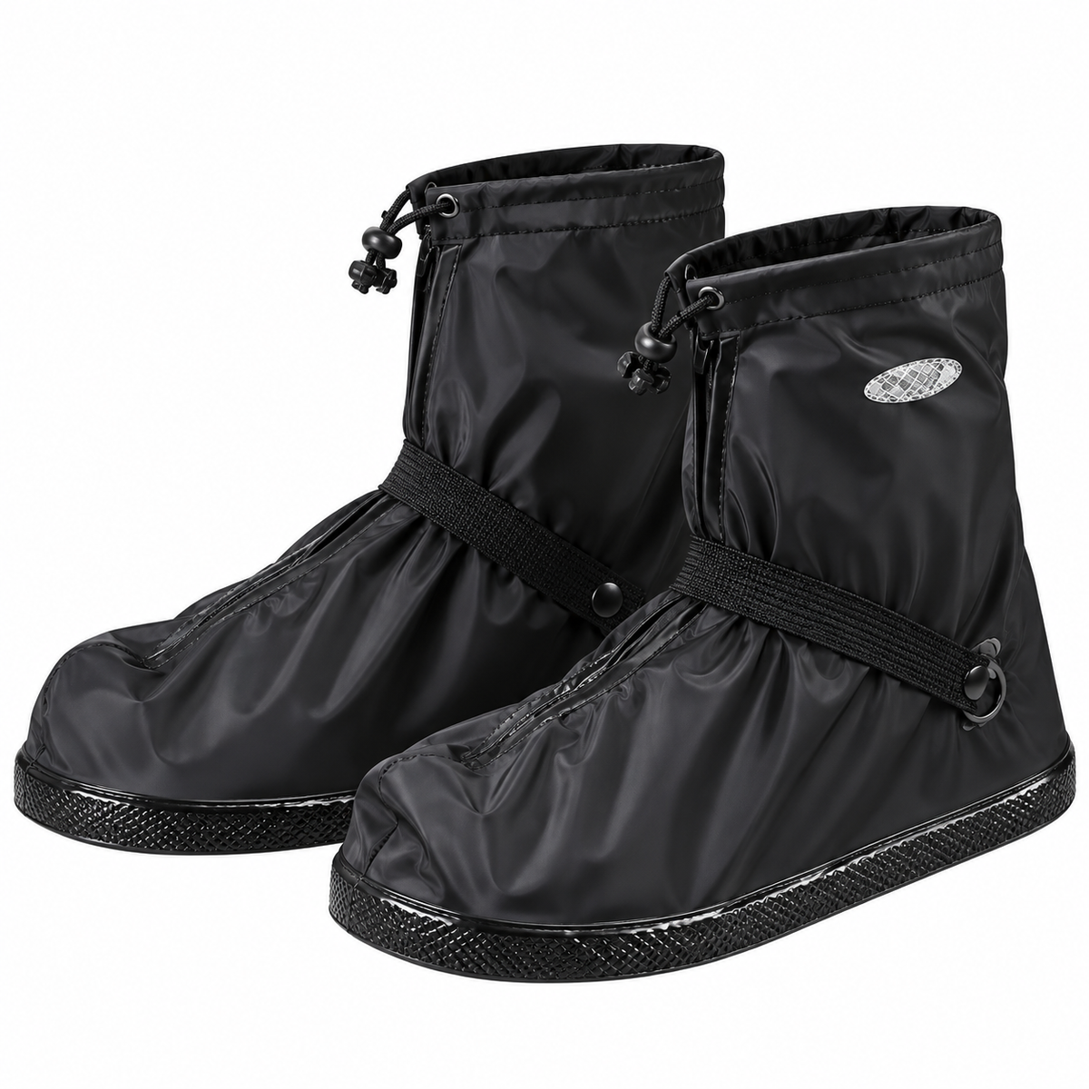 Genanvendelige PVC-skoovertræk med lynlås og elastisk åbning | RainSocks