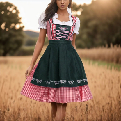 Dame Dirndl Klassisk Ternet Oktoberfest | Evermont