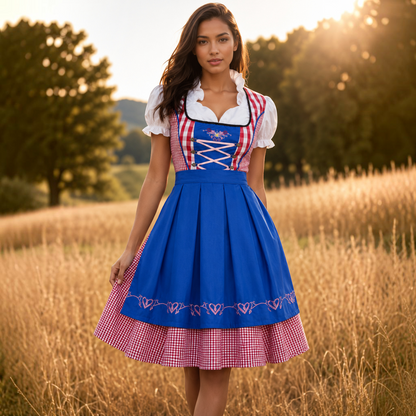 Dame Dirndl Klassisk Ternet Oktoberfest | Evermont