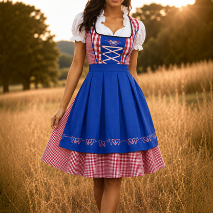 Dame Dirndl Klassisk Ternet Oktoberfest | Evermont