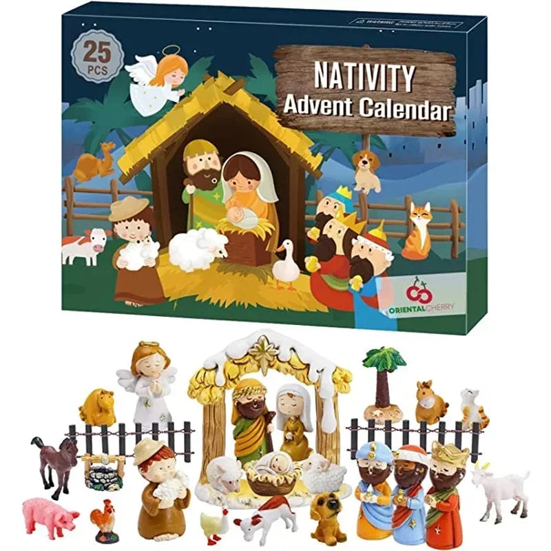 Adventskalender med 24 interaktive figurer til jul | MaryAdvent