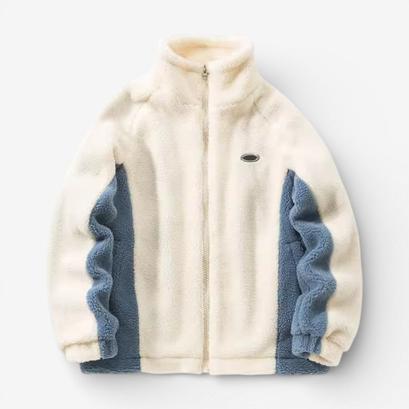 Unisex Zip Jacket Opretstående Krave Let Polyester Hverdags Komfort | Trexon