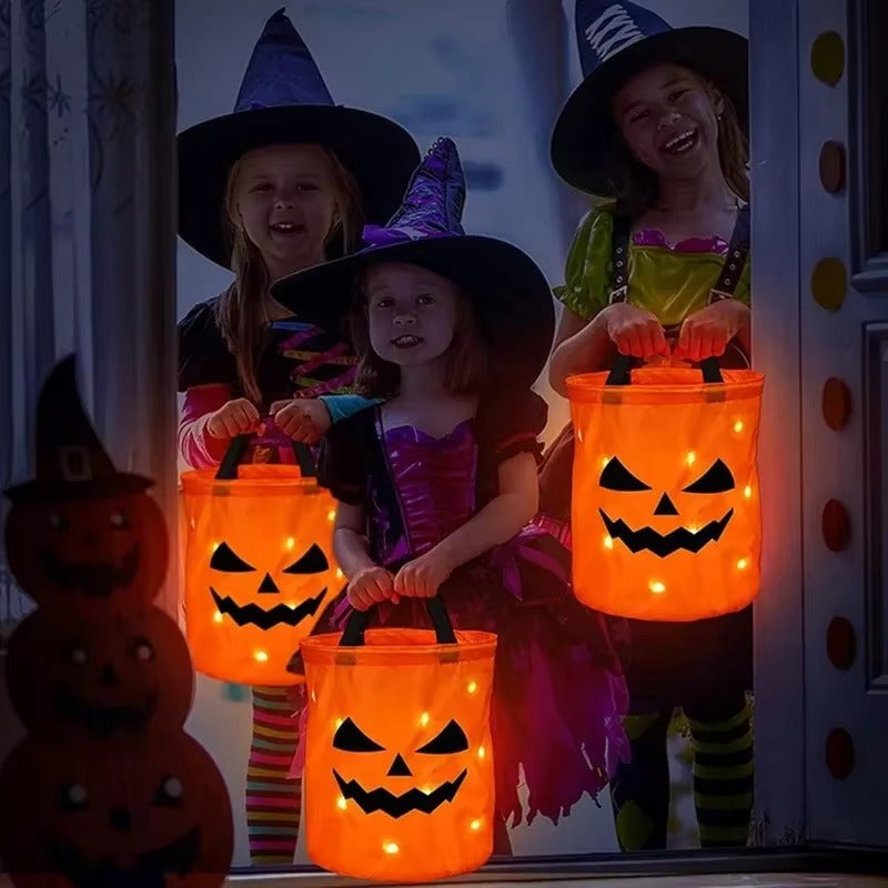 Halloween Slikkurv LED Græskar Bærbar | TreatGlow