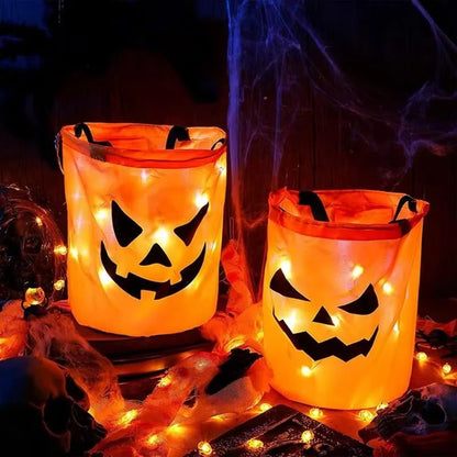 Halloween Slikkurv LED Græskar Bærbar | TreatGlow