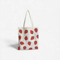 Tote taske print canvas lynlås daglig | Isadora