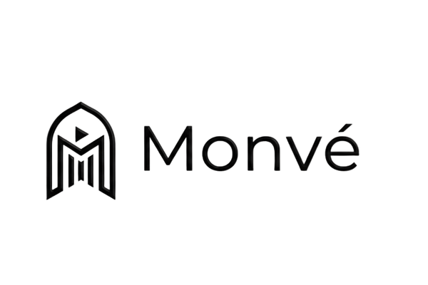 Monvé logo met transparante achtergrond