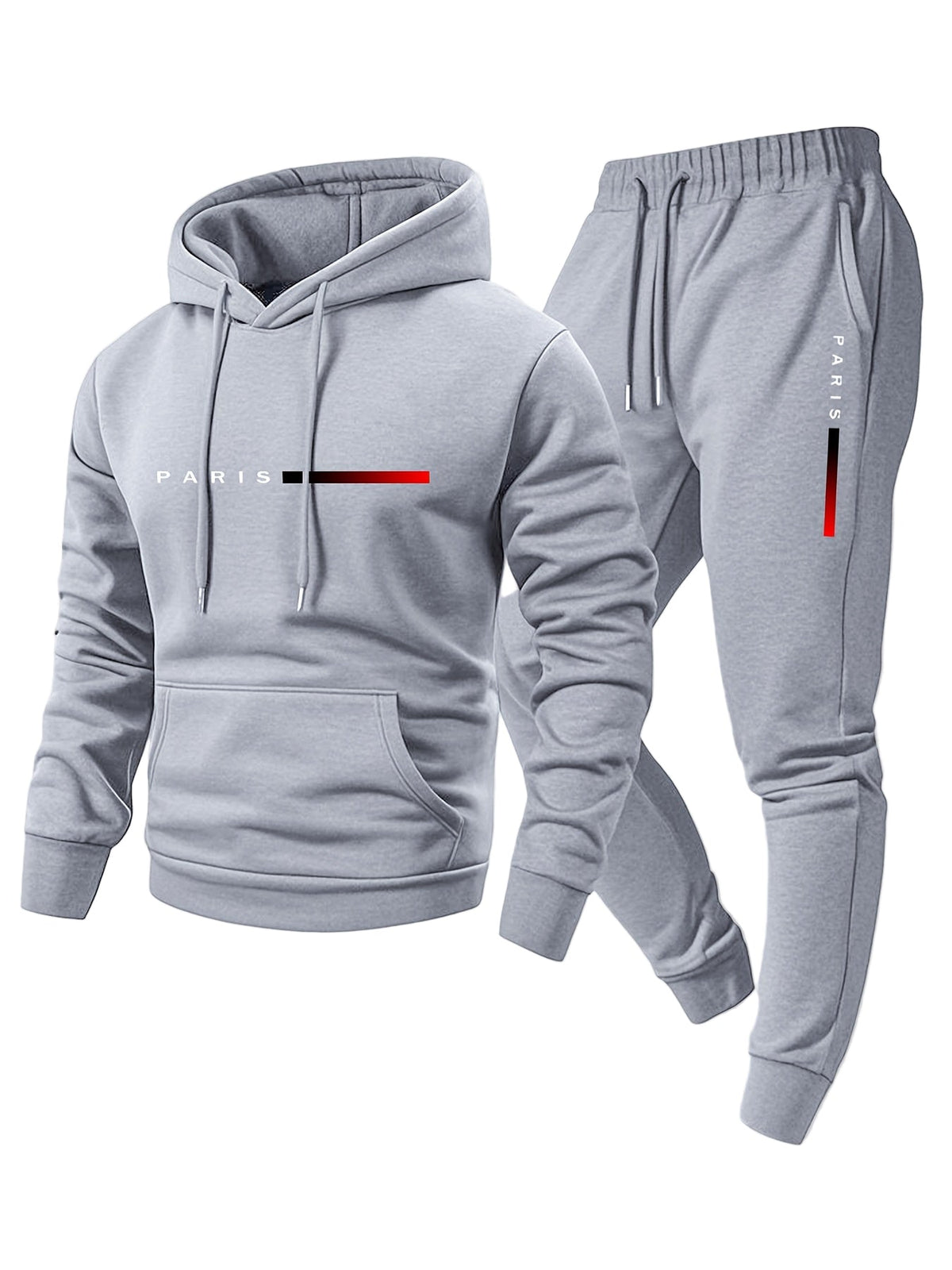Paris Unisex Træningssæt – Hoodie & Joggers i Regular Fit | Parisio