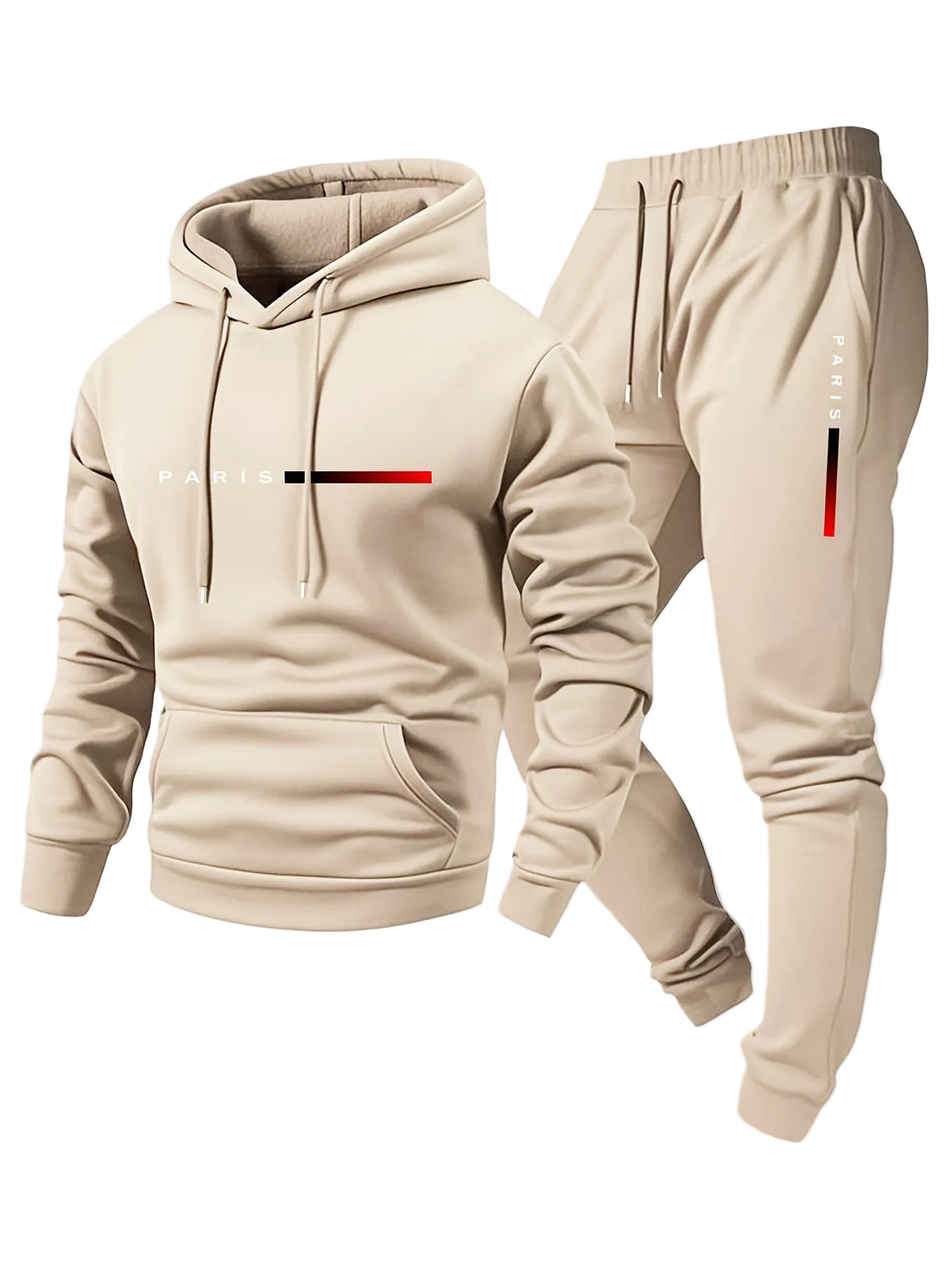 Paris Unisex Træningssæt – Hoodie & Joggers i Regular Fit | Parisio