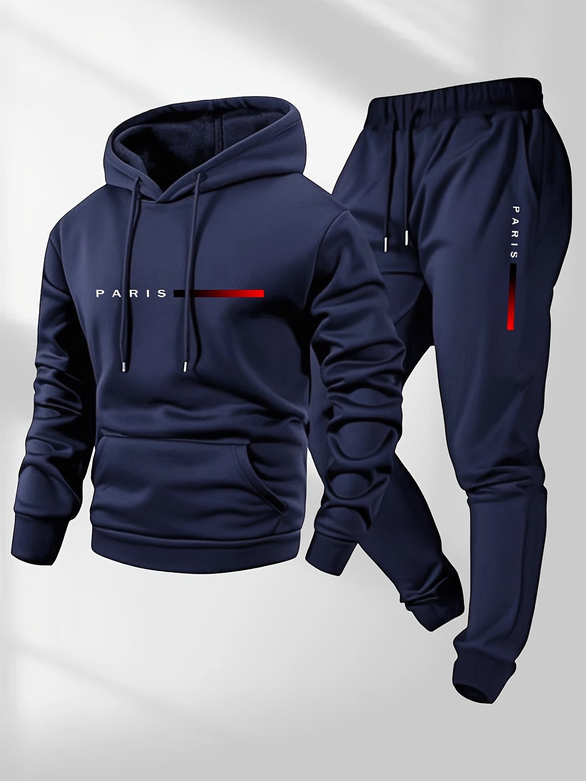 Paris Unisex Træningssæt – Hoodie & Joggers i Regular Fit | Parisio