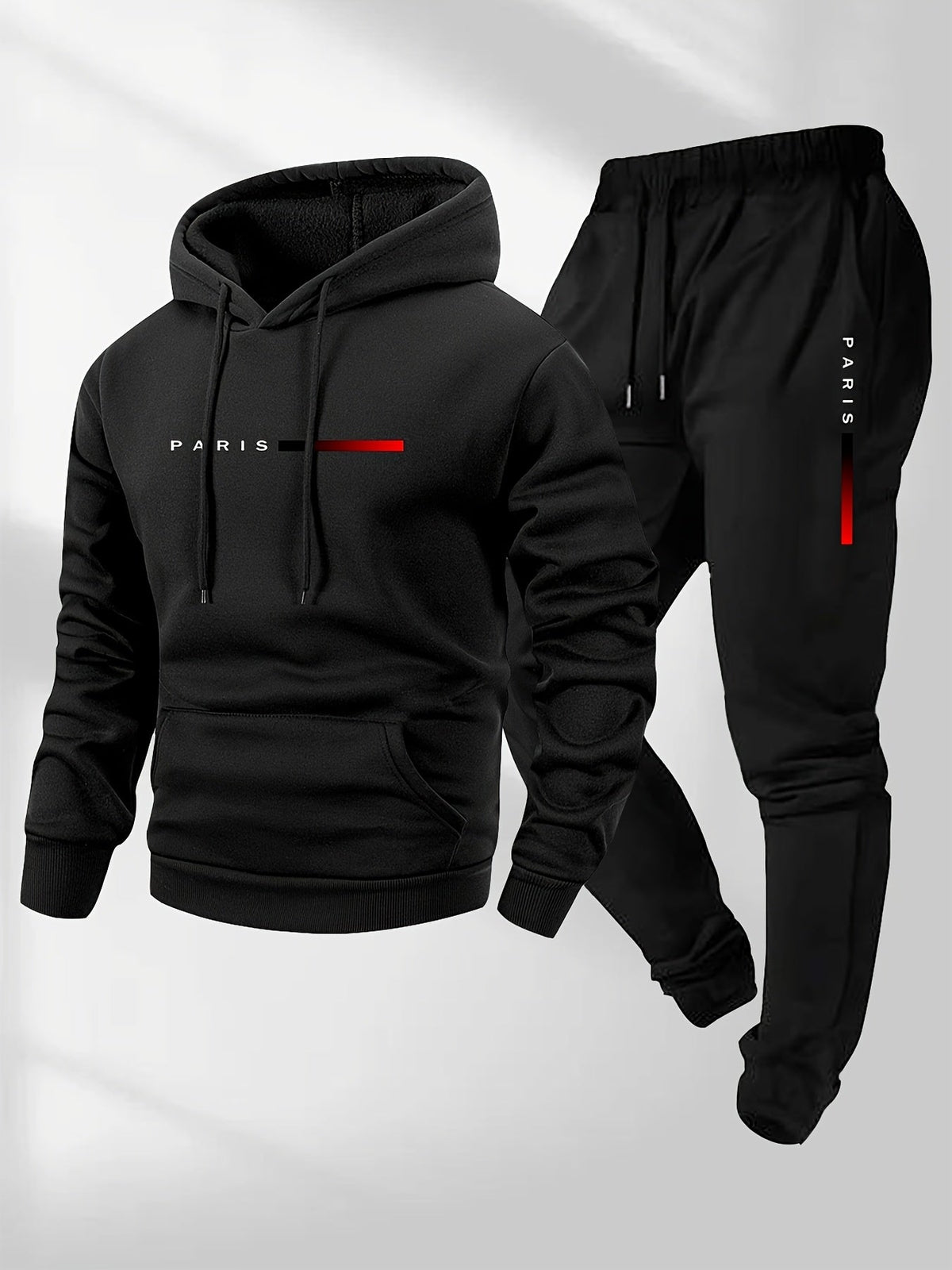 Paris Unisex Træningssæt – Hoodie & Joggers i Regular Fit | Parisio