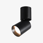 Moderne zylinderstrahler i aluminium med justerbart LED-lys | Mateo